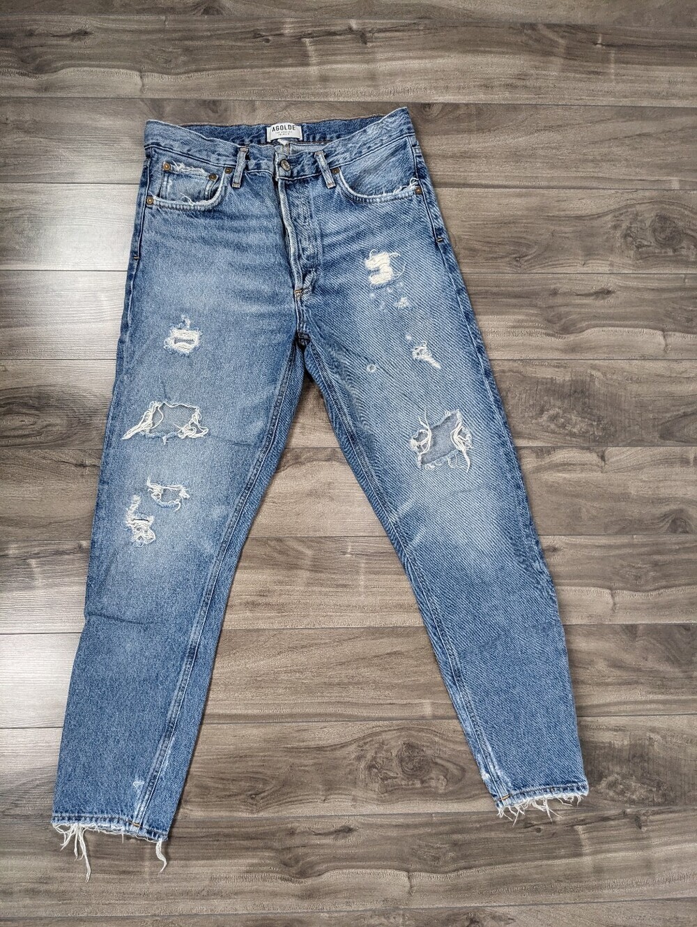 Agolde Women's Jean's Jamie High Rise Classic Isolation Wash Size 27